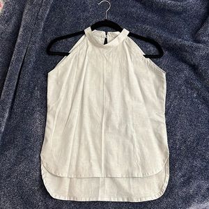 Brand new Deep cut (back) halter top. Specially made in INDIA (Khadi material)